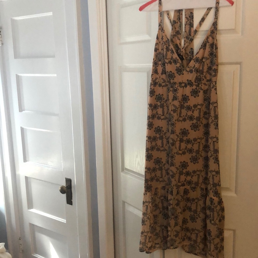 Summer dress, whimsical print.